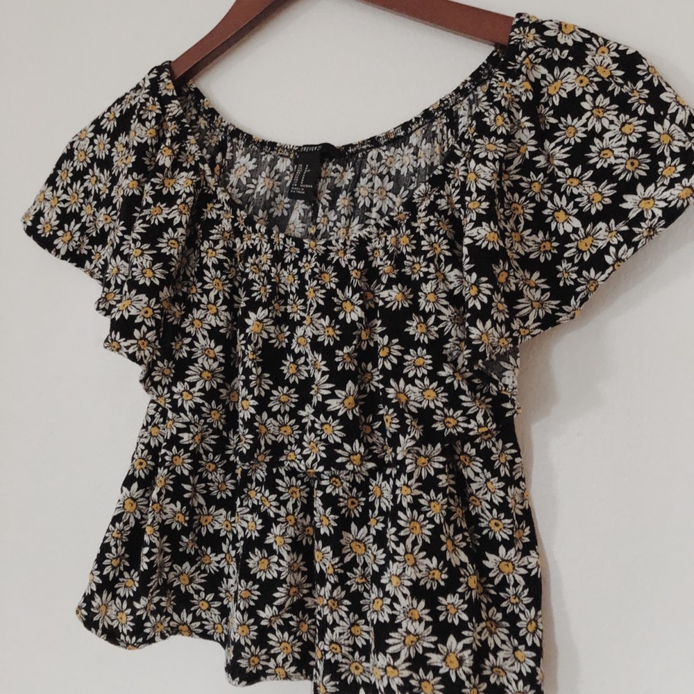 Forever 21 Floral Crop Top